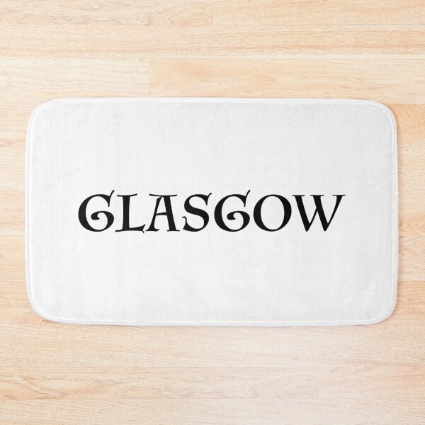 Item preview, Glasgow old medieval style text (Black) designed and sold by STUDIO-72.