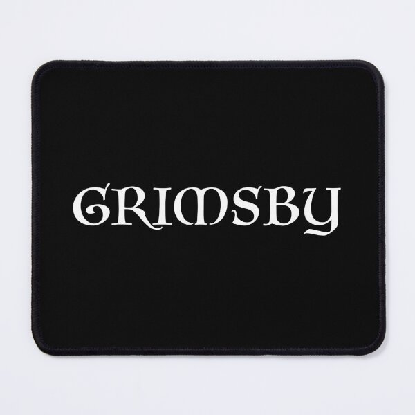 Item preview, Grimsby old medieval style text (White) designed and sold by STUDIO-72.