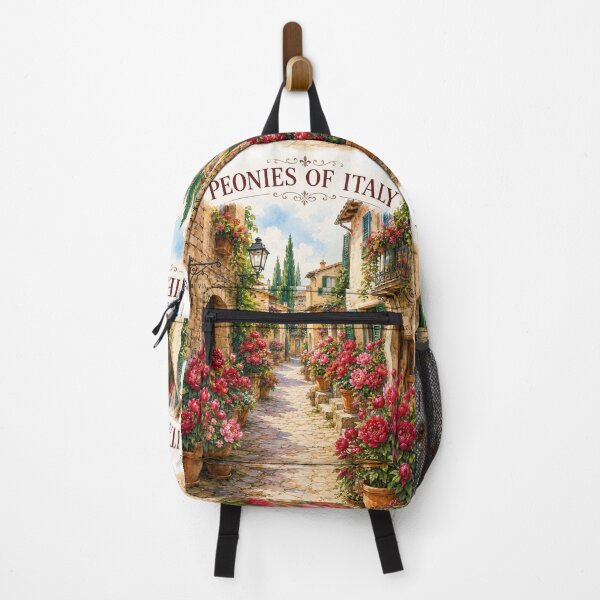 Item preview, Peonies of Italy – Romantic Italian Alleyway designed and sold by Blueberry-art23.