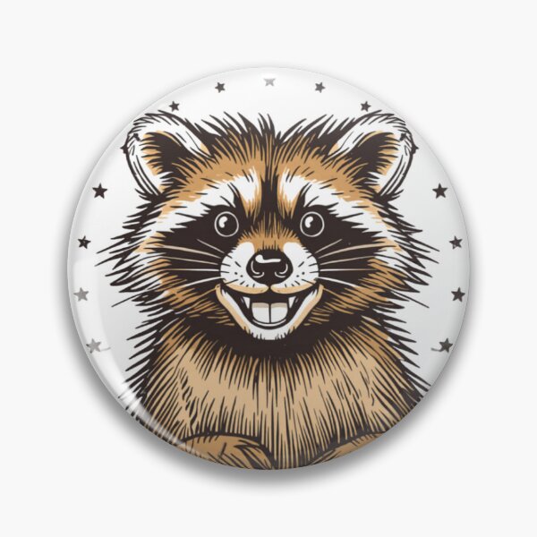 Item preview, Absolutely Feral Funny Vintage Badge Sticker designed and sold by RedRubyBubble.