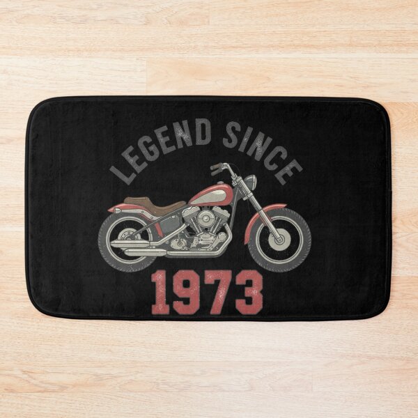 Item preview, Vintage Motorcycle Birthday Gift for Bikers, Born to Ride Retro Graphic, Legendary Since 1973 Classic Rider Design designed and sold by Whisky1111.