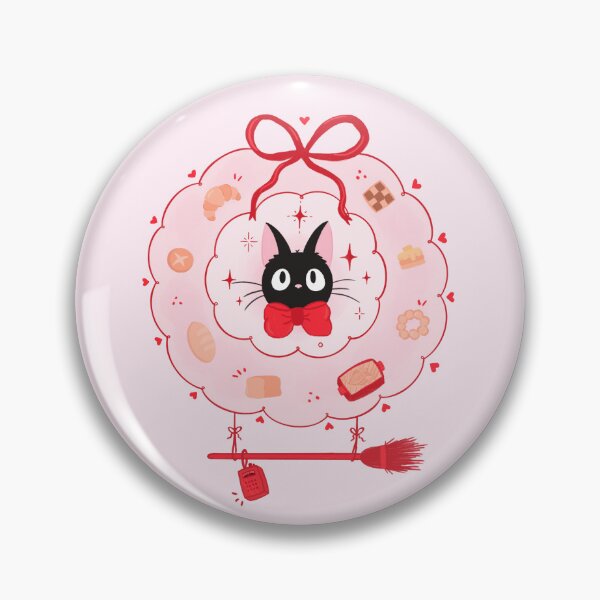 Item preview, Jiji the cat designed and sold by The Mossy Toadstool.