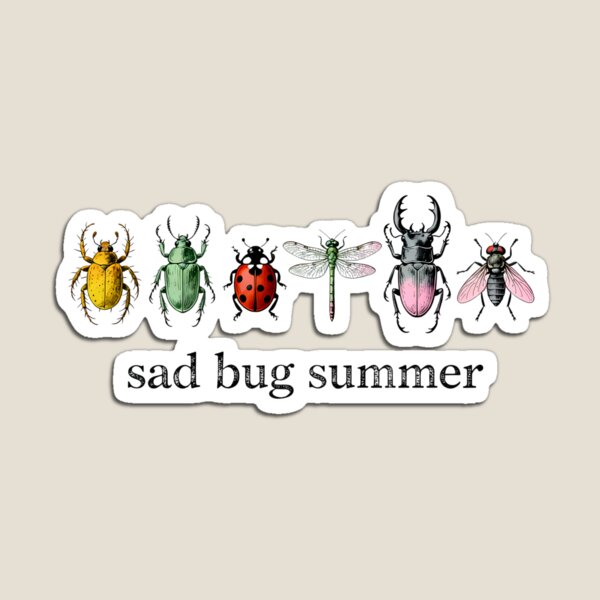 Item preview, Funny Insect Inspired Indie - Sad Bug Summer designed and sold by CutOutIdols.