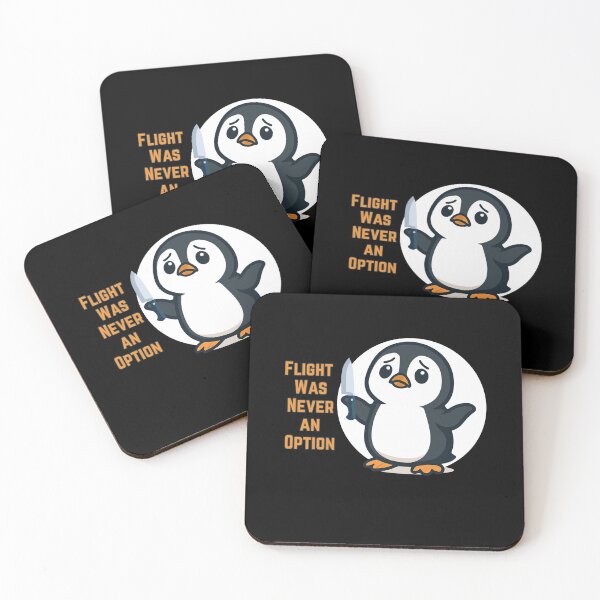 Item preview, Flight Was Never an Option Funny Penguin designed and sold by tellia-kallisto.