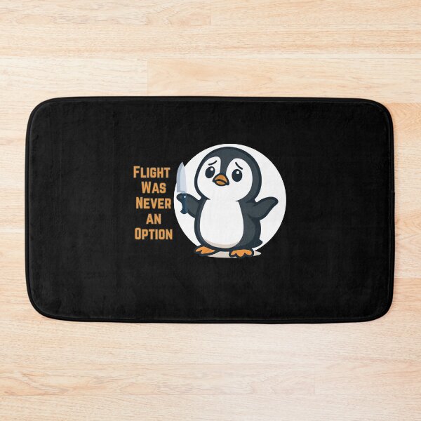 Item preview, Flight Was Never an Option Funny Penguin designed and sold by tellia-kallisto.