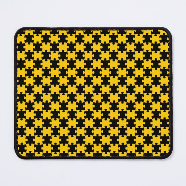 Item preview, Puzzle Pattern - black + yellow designed and sold by The Common Tee.