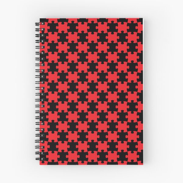 Item preview, Puzzle Pattern - black + red designed and sold by The Common Tee.