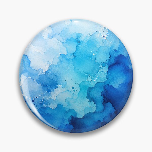 Item preview, Blue Watercolor Ink Wash Gradient designed and sold by Owcomm.