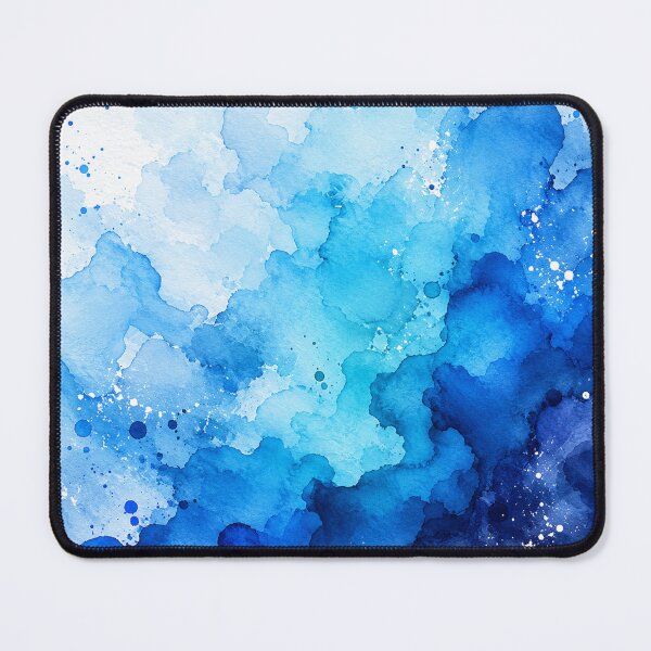 Item preview, Blue Watercolor Ink Wash Gradient designed and sold by Owcomm.