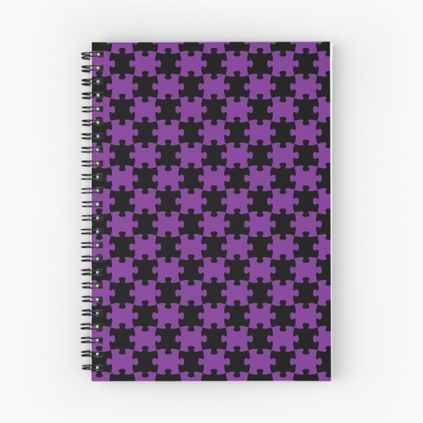Item preview, Puzzle Pattern - black + purple designed and sold by The Common Tee.
