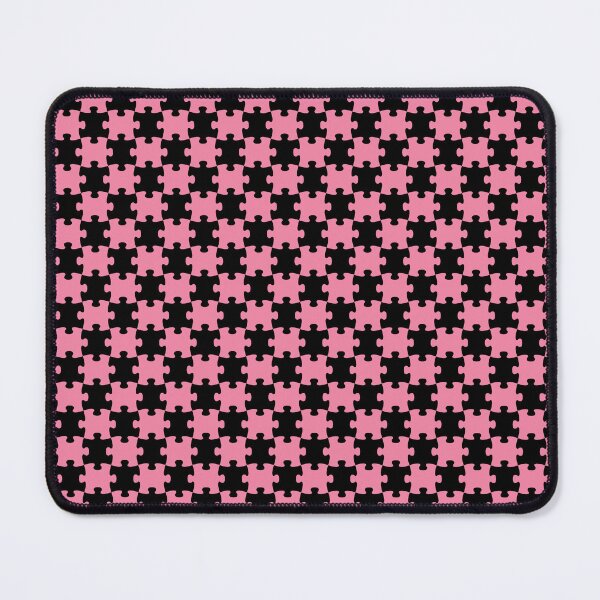 Item preview, Puzzle Pattern - black + pink designed and sold by The Common Tee.