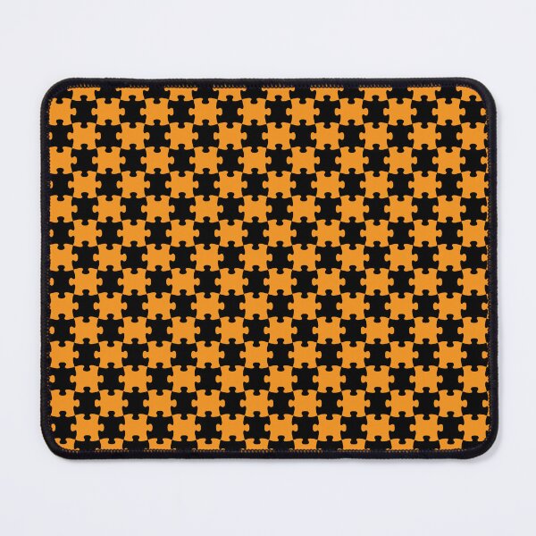 Item preview, Puzzle Pattern - black + orange designed and sold by The Common Tee.