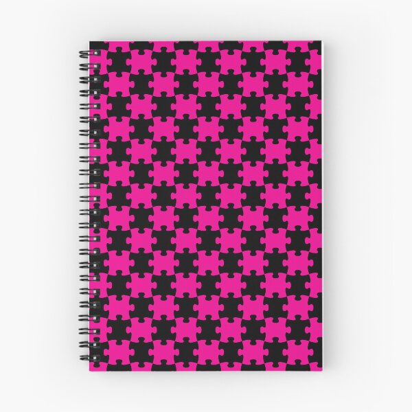 Item preview, Puzzle Pattern - black + magenta designed and sold by The Common Tee.