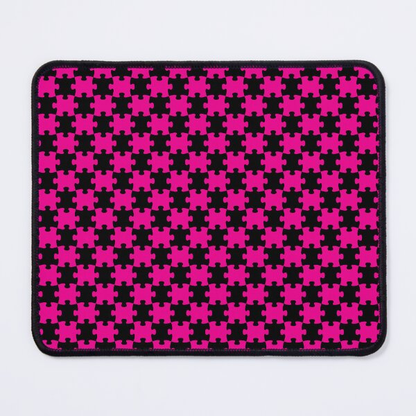 Item preview, Puzzle Pattern - black + magenta designed and sold by The Common Tee.