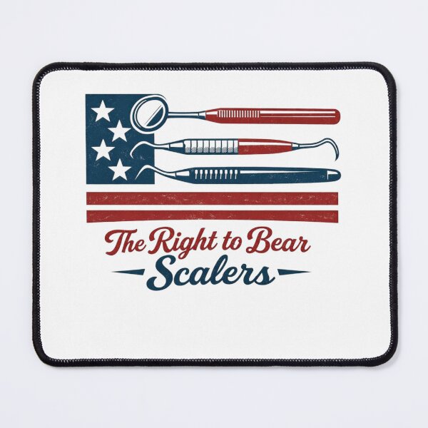 Item preview, The Right to Bear Scalers Funny Dentist 4th of July Shirt Dental Hygienist Gift designed and sold by Print Loft.