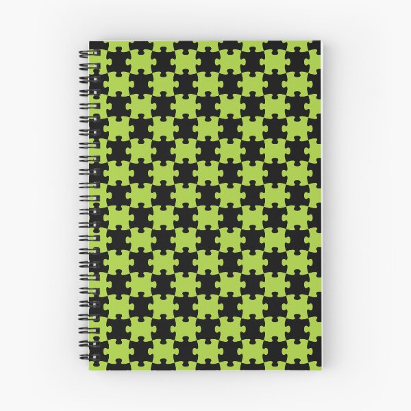 Item preview, Puzzle Pattern - black + green designed and sold by The Common Tee.