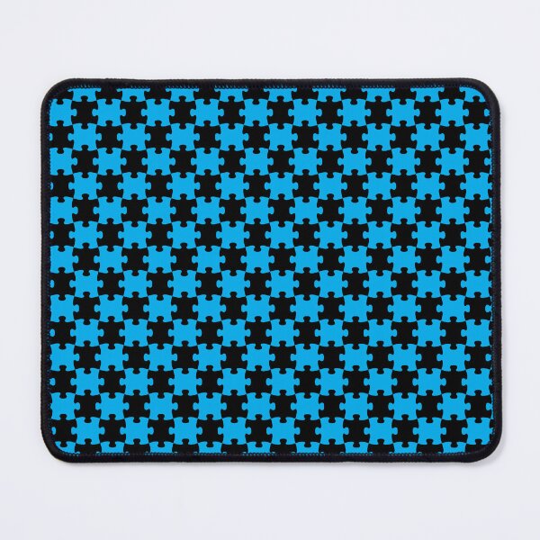 Item preview, Puzzle Pattern - black + blue designed and sold by The Common Tee.