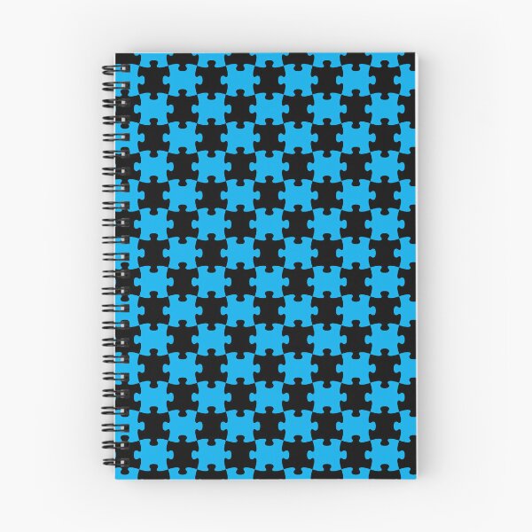 Item preview, Puzzle Pattern - black + blue designed and sold by The Common Tee.