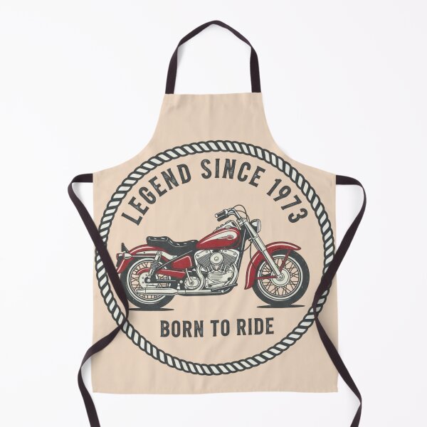 Item preview, Vintage Motorcycle Birthday Gift for Bikers, Born to Ride Retro Graphic, Legendary Since 1973 Classic Rider Design designed and sold by Whisky1111.