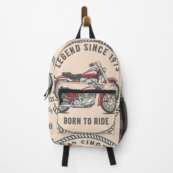 Item preview, Vintage Motorcycle Birthday Gift for Bikers, Born to Ride Retro Graphic, Legendary Since 1973 Classic Rider Design designed and sold by Whisky1111.