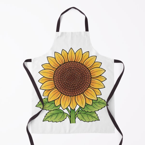 Item preview, Vibrant Summer Sunflower Illustration designed and sold by Inka Moon Design.