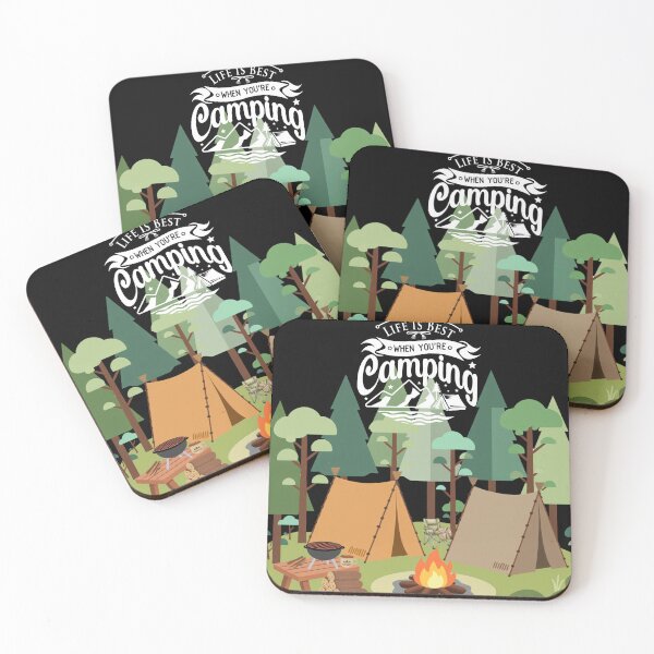 Artikelvorschau, Life Is Best When You're Camping Forest Adventure entworfen und verkauft von DervoTeck2767.