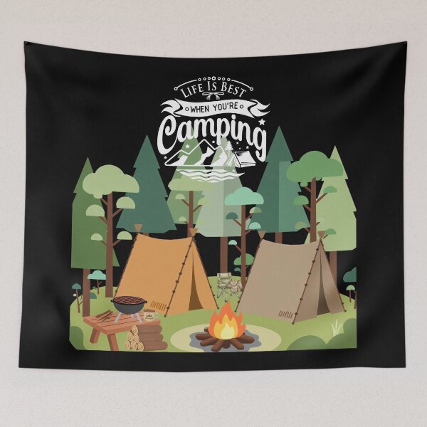 Item preview, Life Is Best When You're Camping Forest Adventure designed and sold by DervoTeck2767.