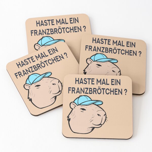 Item preview, Hamburg Franzbrötchen Capybara designed and sold by minimalartstory.