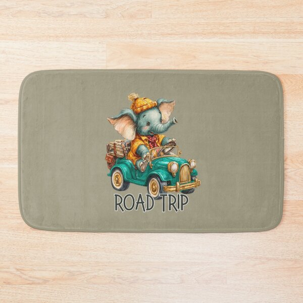 Item preview, Vintage Elephant Roadtrip Adventure designed and sold by All About DigiCraft by Fedelina.
