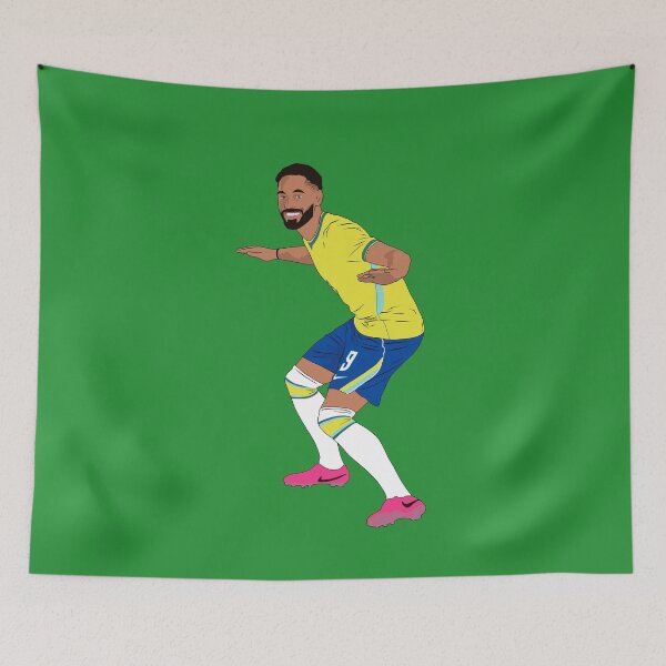 Item preview, Matheus Cunha Brazil Goal Celebration Surfing Minimalist designed and sold by Hevding.