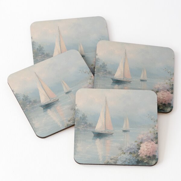 Item preview, Sailboats Hydrangeas designed and sold by scicilysimonee.