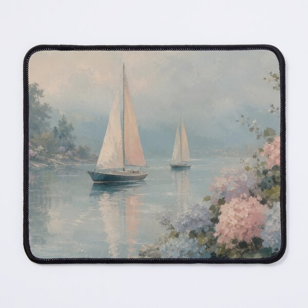 Item preview, Sailboats Hydrangeas designed and sold by scicilysimonee.