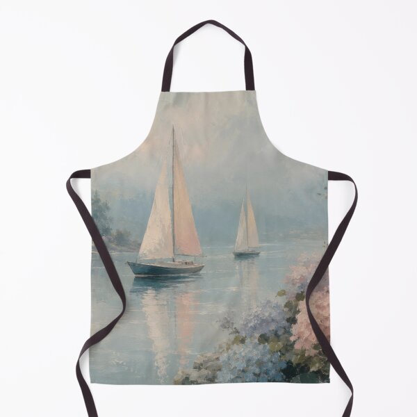 Item preview, Sailboats Hydrangeas designed and sold by scicilysimonee.