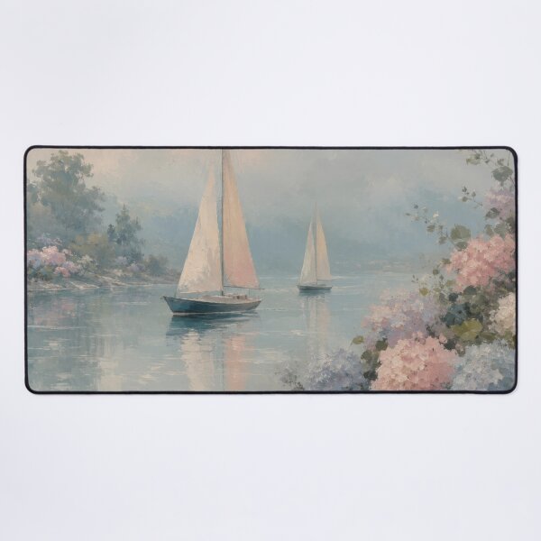 Item preview, Sailboats Hydrangeas designed and sold by scicilysimonee.