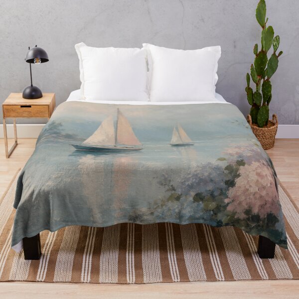 Item preview, Sailboats Hydrangeas designed and sold by scicilysimonee.