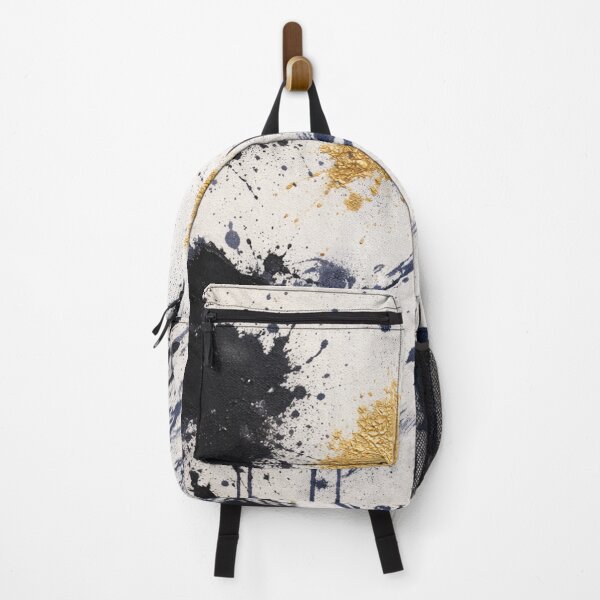 Item preview, Abstract Gold Splatter Modern Area Rug designed and sold by OnePercent992.