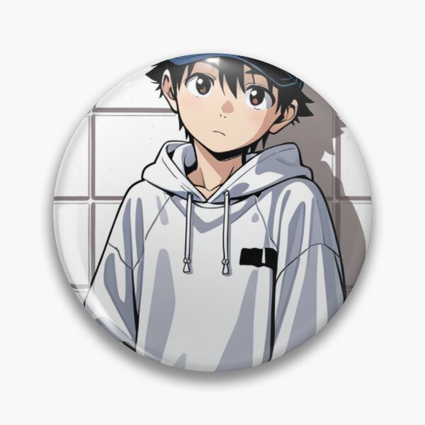 Item preview, Fashion - Man in White Zip Hoodie Cap Backward Streetwear Anime designed and sold by AnimeShin.