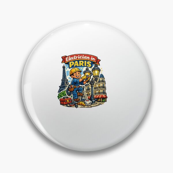 Item preview, Paris Electrician Sticker designed and sold by Imaginarium of Chaos falcon88 .