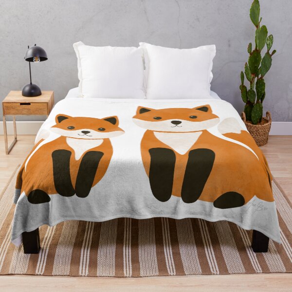 Item preview, Mom and baby fox designed and sold by Ana Gorozpe.