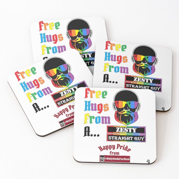 Item preview, Free Hugs Zesty Straight Guy (White) *More Colors Available in Collection designed and sold by OnlyDadsForReal.