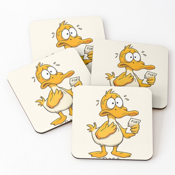 Item preview, Funny Confused Duck Cartoon – HUH? Expression Cute Animal Illustration designed and sold by arifali786.