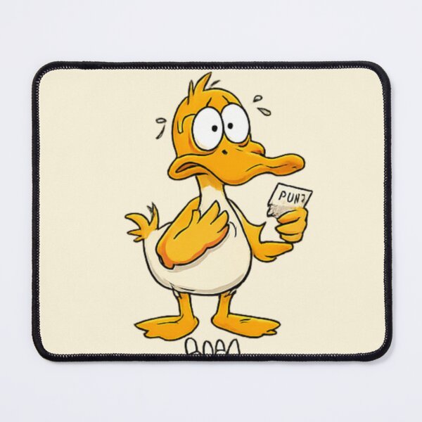 Item preview, Funny Confused Duck Cartoon – HUH? Expression Cute Animal Illustration designed and sold by arifali786.