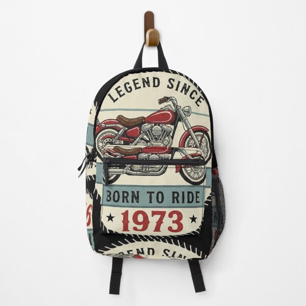 Item preview, Copy of Vintage Motorcycle Birthday Gift for Bikers, Born to Ride Retro Graphic, Legendary Since 1973 Classic Rider Design designed and sold by Whisky1111.
