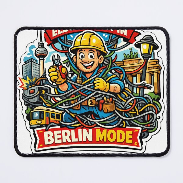 Item preview, Berlin Electrician Sticker designed and sold by Imaginarium of Chaos falcon88 .
