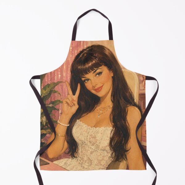 Item preview, Retro Kawaii Pinup – Vintage Soft Girl Glamour Art designed and sold by Cosplayvintage.