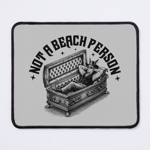 Item preview, Not A Beach Person Funny Goth Vampire Coffin designed and sold by LinaValearte.