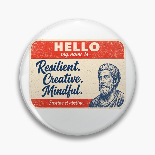 Item preview, Hello My Name Is Resilient Creative Mindful designed and sold by Dresut.