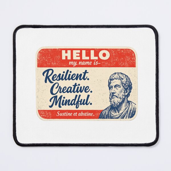 Item preview, Hello My Name Is Resilient Creative Mindful designed and sold by Dresut.