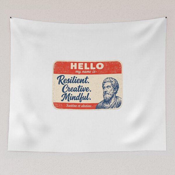 Item preview, Hello My Name Is Resilient Creative Mindful designed and sold by Dresut.