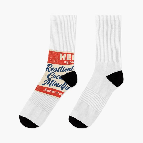 Item preview, Hello My Name Is Resilient Creative Mindful designed and sold by Dresut.